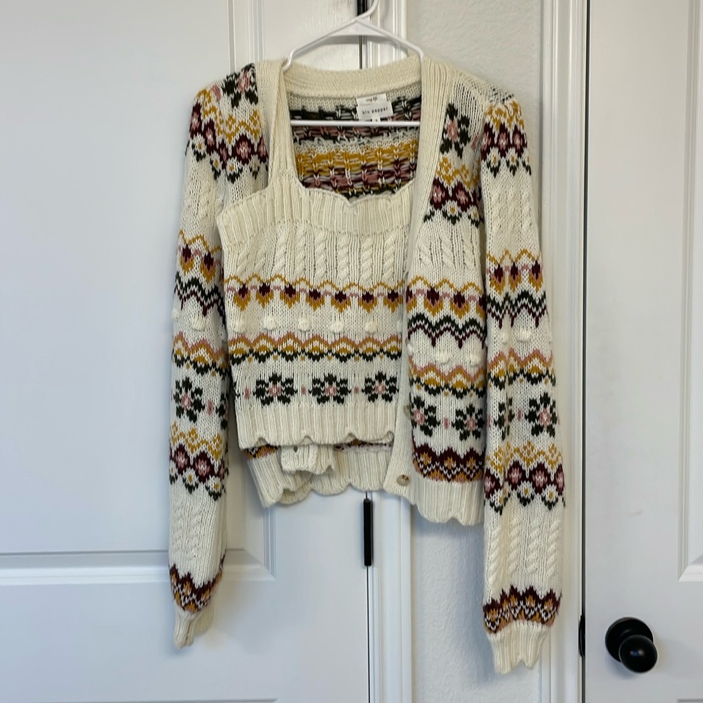 Tank and Sweater Set